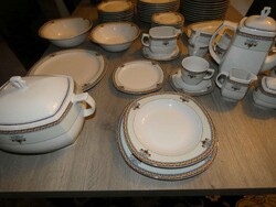 12 személyes, 69 darabos Winterling Kirchenlamnitz porcelán ét-, kávés- és süteményes készlet