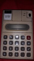 1976.a még 9 V elemmel MŰKÖDŐ SHARP ELSI-MATE EL -207 zsebszámológép a képek szerint