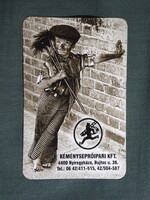 Kártyanaptár,Kéményseprő Kft,Nyíregyháza,gyerek modell,2023  (licites)