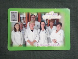 Kártyanaptár,Szent Anna gyógyszertár,patika,Debrecen,2019  (licites)