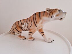 Royal Dux Porcelán Tigris