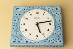 Mid Century Fat Lava Kerámia KIENZLE Fali Óra / Retró / Régi / Made in Germany