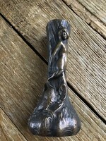Antik bronz kis váza, Léda és a hattyú