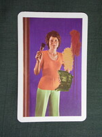 Kártyanaptár,Debrecen,Festő,Kályhás szövetkezet,női modell,1976  (licites)