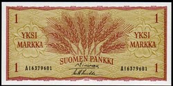 Finnország 1 markka UNC 1963
