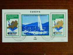 1974. Európai Biztonsági és Együttműködési Konferencia (II.) Genf - pecsételt blokk (500Ft)