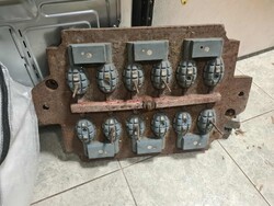 Öntőforma a 70-es évekbő,l Tojásgránát, Katonai, Military