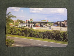 Kártyanaptár,MOL Magyar olaj és gázipari Rt.,benzinkút,Velence,2001  (3)