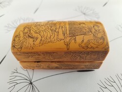 Kínai dobozka Udvari jelenet