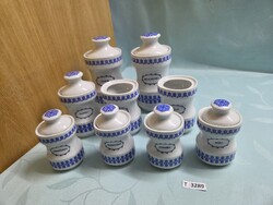 T3289 Alföldi kék tulipán mintás fűszeres szett