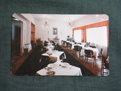 Kártyanaptár,Bakony Gaszt,Balatonfüzfő,Nike étterem,1979  (licites)