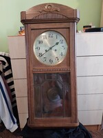 Antik falióra Gusztáv Becker 1900 éves feles ütős