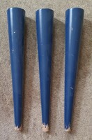 3db designer jégcsap asztalláb (kidney shaped glass table) 90's