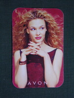 Kártyanaptár,AVON kozmetikai Kft.,Gödöllő,női modell,2001  (3)