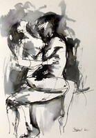 Erato sorozat art by Konrad Biro. Eredeti tus festmény. Alacsony induló árral! Egy hét-egy esély!