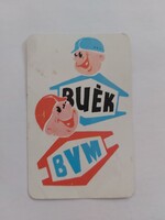 BETON ÉS VASBETONIPARI MŰVEK BVM 1971. évi kártyanaptár