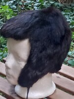 Retro children's fur hat, unisex