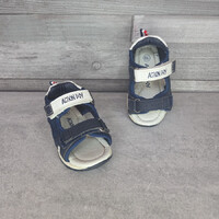 Action boy navy blue dinosaur sandals for boys, 19