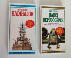 Korszerű Harci repülőgépek és Hadihajók, a 2 könyv együtt