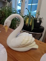 Hollóházi porcelán hattyú