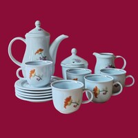 Kahla német porcelán kávéskészlet