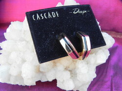 Vintage cascade aranyozott női fülbevaló (sosem használt)