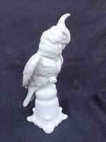 Art Deco porcelán papagáj 1930 kb nèmet porcelán Schau Bach Kunst