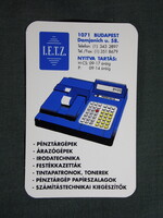Kártyanaptár,IETZ pénztárgép irodatechnikai üzlet,Budapest,2002  (3)