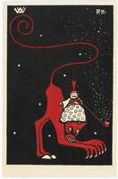 Karakteres, színes vintage poszter reprodukciója, 77*50 cm, plakát, reprint