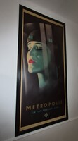 „Metropolis” (1984) plakát – Extra nagy (200 X 100 cm), keretezett