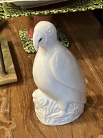 Herendi fehér porcelán madár
