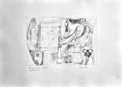 Kopacz Mária - Odüsszeia, várom a férjemet 60 x 84 cm akvatinta, papír