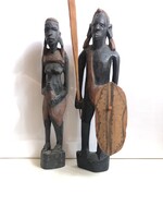 Maszáj pár (Maasai couple), fafaragás