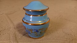 Mini porcelán illatszeres kozmetikai tégely