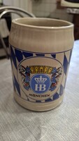 Gyűjtői HB München söröskorsó – Jelzett West Germany