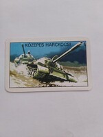 MN - KÖZEPES HARCKOCSI 1978. évi kártyanaptár