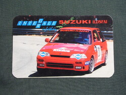 Kártyanaptár,Suzuki Ilosfai autókereskedés,szerviz,Pécs,Suzuki Rally versenyautó,2003  (3)