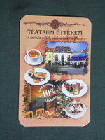 Kártyanaptár,Teátrum étterem,Győr,2003  (3)