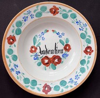 Görgény / Görgényszentimre ritka falitányér!