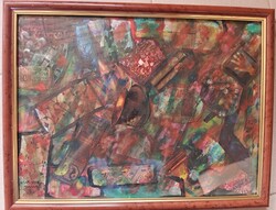 Szignózott ( Rozsda ) életben még szebb absztrakt