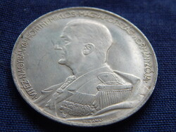 Magyarország Horthy 5 Pengő 1939 modern másolat, nem ezüst