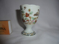 Régi porcelán tojástartó "Hutschenreuter Germani 1814" Ole Winther -  "Julius"