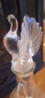 Csodálatos páva palackdugó kristálydugó kristály üvegdugó, borosdugó, borkiegészítő, wine stopper