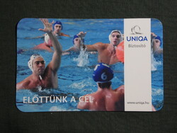 Kártyanaptár,Uniqa biztosító,sport,vízilabda,2006  (3)