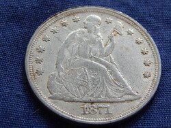 USA Seated Liberty Dollar 1871 modern másolat, nem ezüst