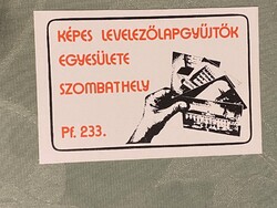 Kártyanaptár. 1990.Képeslevelezőlapgyűjtők  Egyesülete Szombathely Pf.: 233.