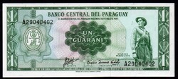 Paraguay 1 guarani UNC 1963