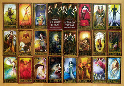 Lázár Zsófia A tarot titkai jóskártya vetőkártya kártya pakli Szegedi Katalin képeivel + kiskönyv