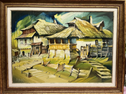 Fassel L'ousa Ferenc "Felvidék" 50 x 70 cm  olajfestmény