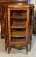 Hollóházi Antique Secession Corner Cabinet
